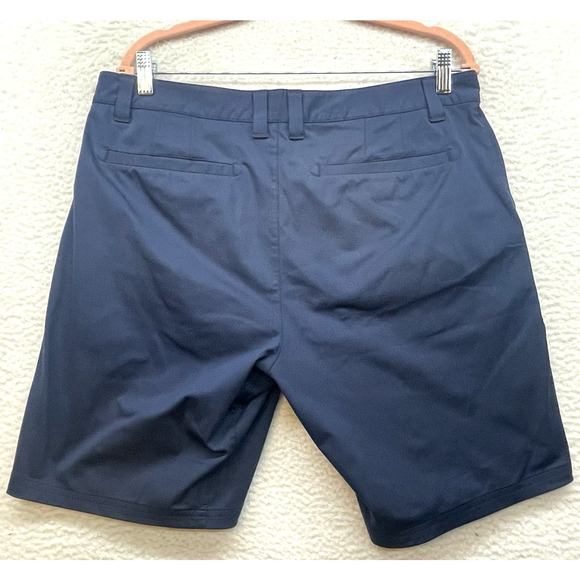 Rhone Commuter Shorts Mens 34 Blue Chino Performance Preppy Golf Stretch Casual - Picture 2 of 13